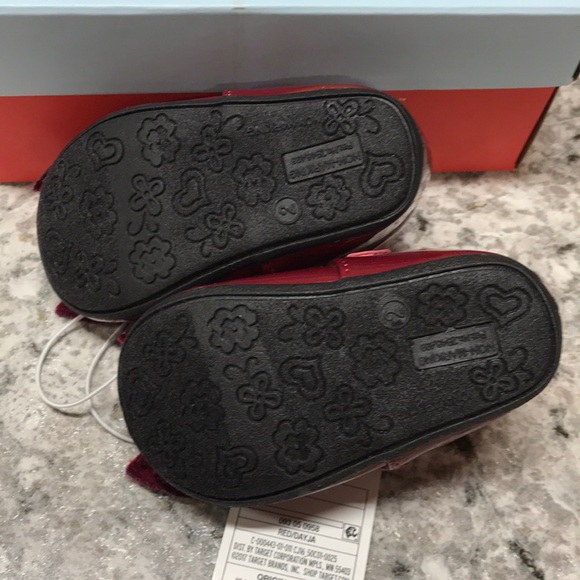 Cat & Jack girls shoes with bow Size 2. Red. New - Picture 3 of 7